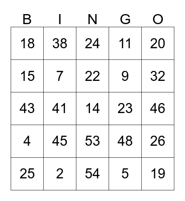 DOHMOE BINGO PARTY Bingo Card