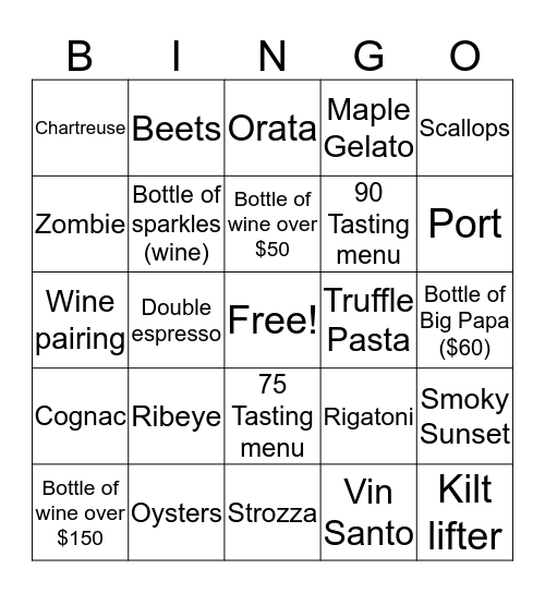 Mora Bingo  Bingo Card