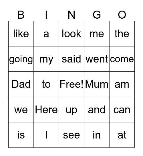 Magenta Bingo Card