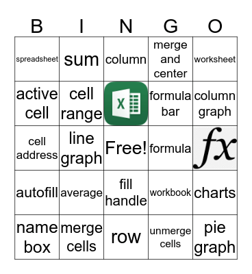 Excel Bingo Card