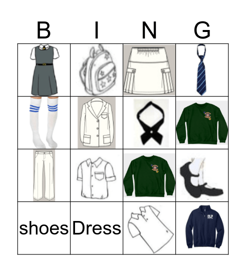 Uniform Bingo Card