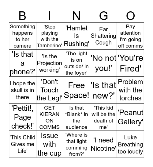 ANNI BINGO! Bingo Card
