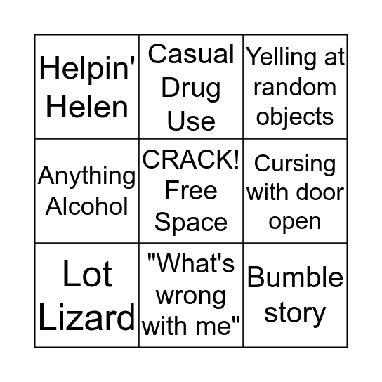 Melissa Bingo 2: Electric Boogaloo Bingo Card