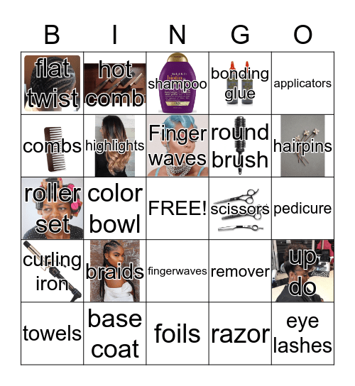 BEAUTY BINGO Card