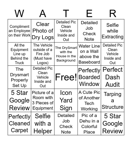 EMS BINGO Card