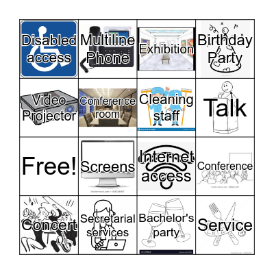 Conference, Meetings and Exhibitions Bingo Card