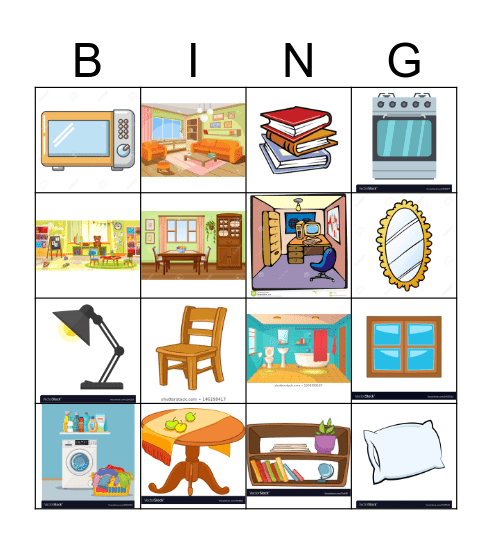 At Home  Bingo Card