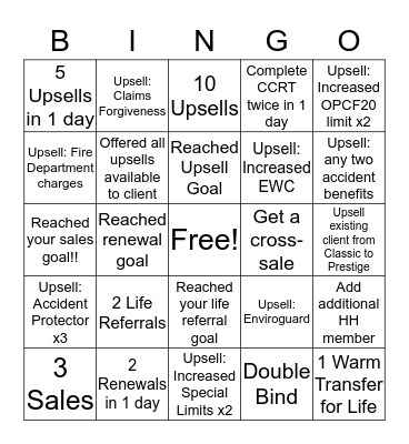 Team Awesome Bingo  Bingo Card