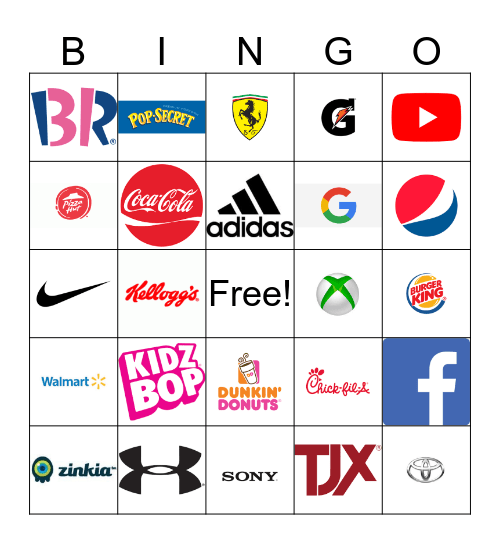 Logo Bingo Card