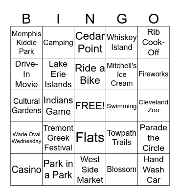 Beat the Heat Bingo  Bingo Card