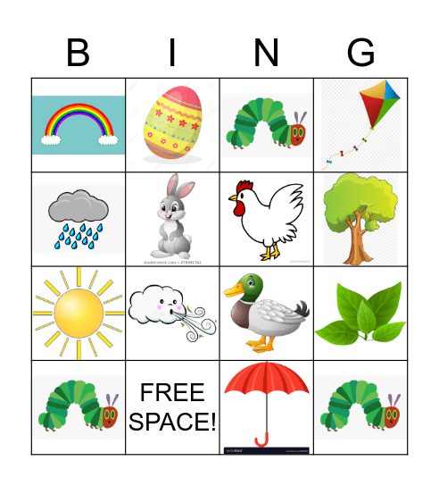 Spring Bingo! Bingo Card