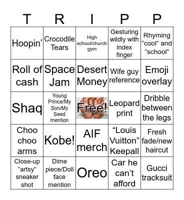 TRIPP Bingo Card