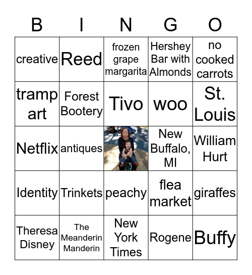 N  A  N  G  O!  Bingo Card