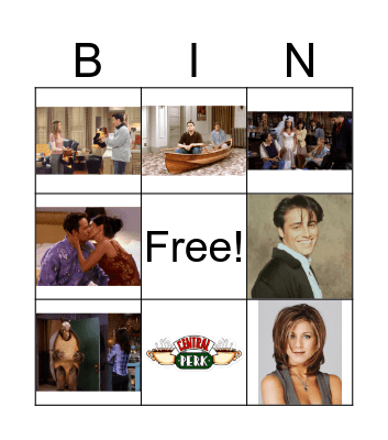 F.R.I.E.N.D.S Bingo Card