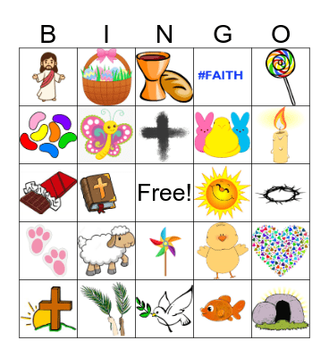Easter Bingo Card