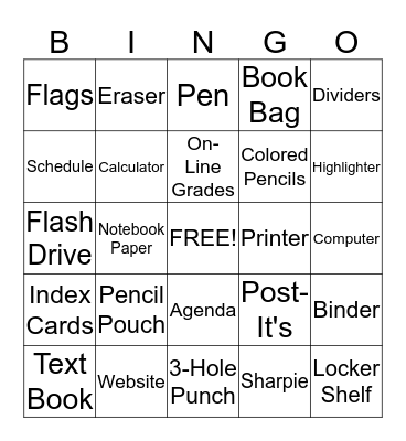 Tools 4 Success Bingo Card