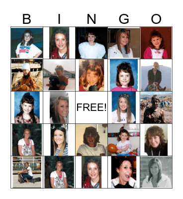 30 Years of Brinah Bingo Card