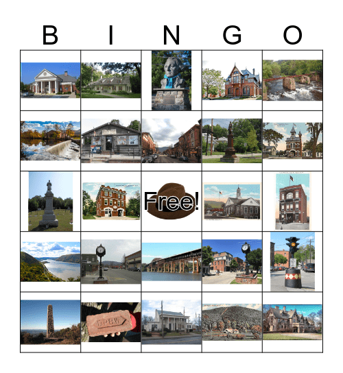 Beacon Landmark Bingo Card