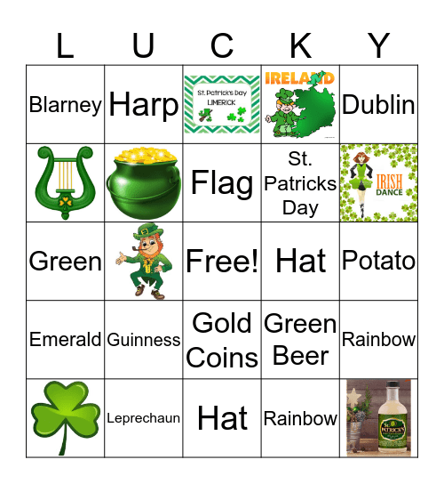 St. Paddy's Bingo Card