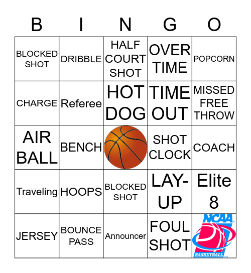 SPRING  MARCH MADNESS Bingo Card