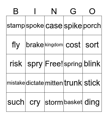 Hannah 3/12/20 Bingo Card