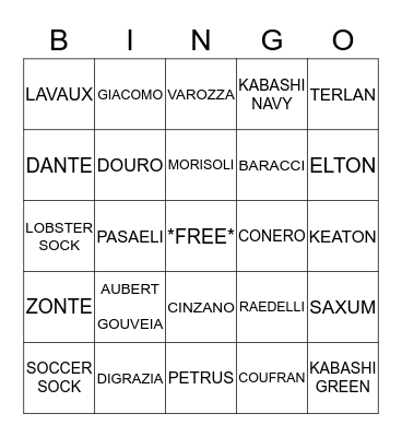 UNTUCKIT BINGO Card