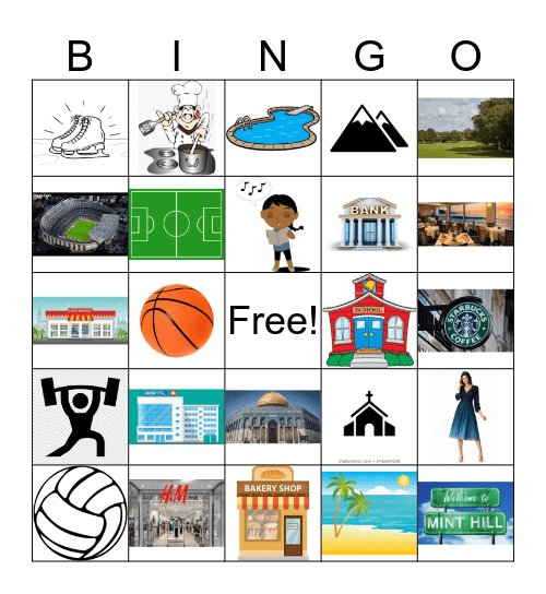 La ciudad Bingo Card