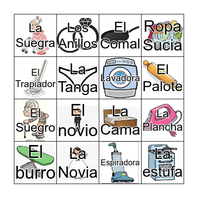 Despedida de Soltera  Bingo Card