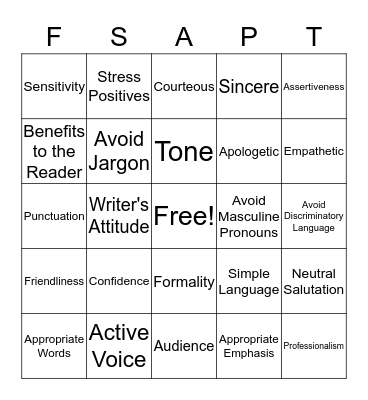 Team Glenda Bingo Card