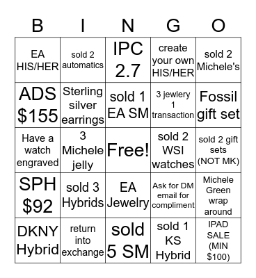 Saint Patrick's Bingo  Bingo Card