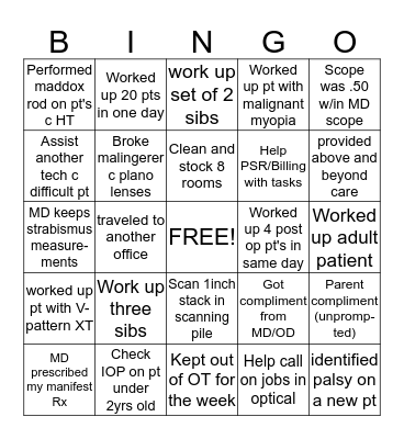 Tech Bingo is the Game-O Bingo Card