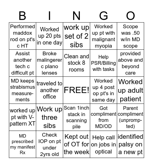 Tech Bingo is the Game-O Bingo Card