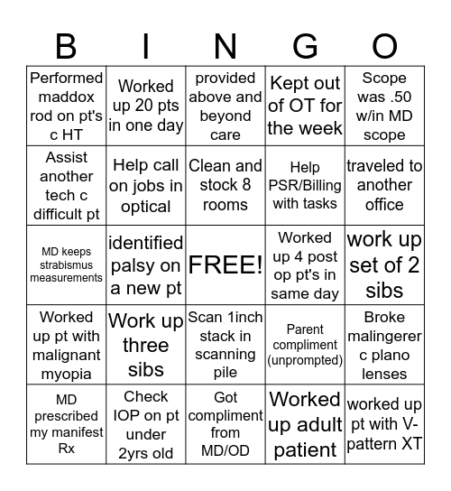 Tech Bingo is the Game-O Bingo Card
