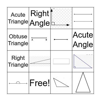 Geometry Bingo Card