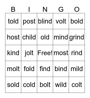 Welded Sounds Exceptions Bingo Card