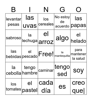 Cap 3b Bingo Card