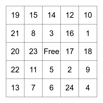 Bingo: Nutrition & Exercise in Pregnancy Bingo Card