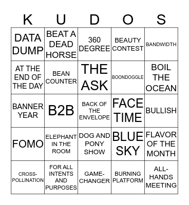 BS BINGO Card