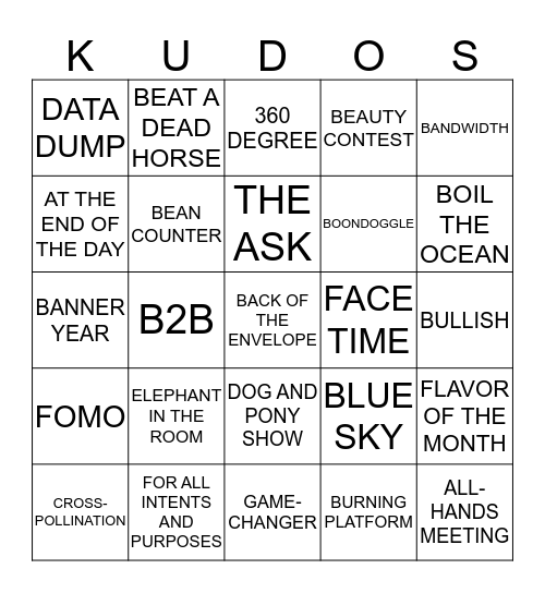 BS BINGO Card