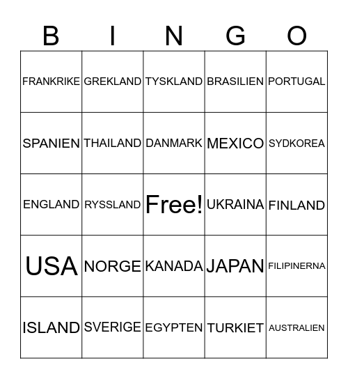 CORONA BINGO Card