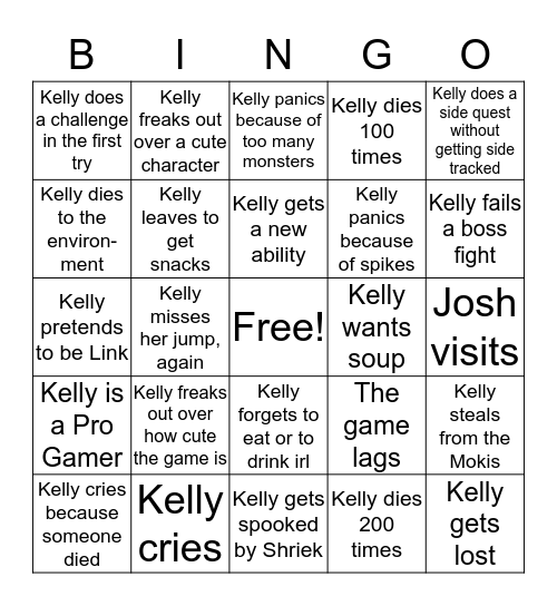 Kelly play Ori 2 Bingo Card