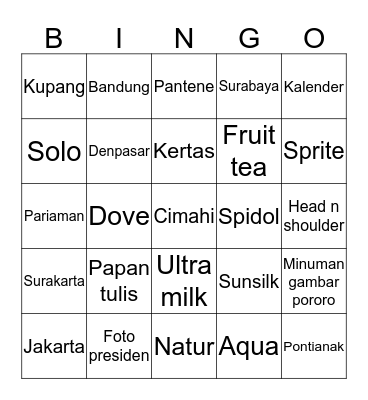 Bingo yuqi Bingo Card