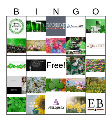 Spring Bingo Card