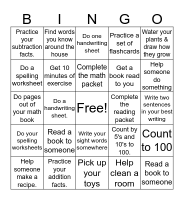 Quarantine bingo! Bingo Card