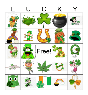 ⤝St. Patty’s Bingo ⤞ Bingo Card
