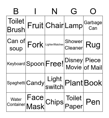 Remote Bingo Card