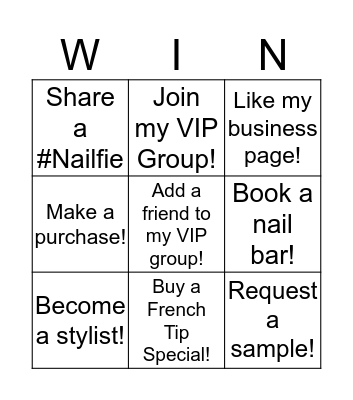 Color Street Bingo :) Bingo Card