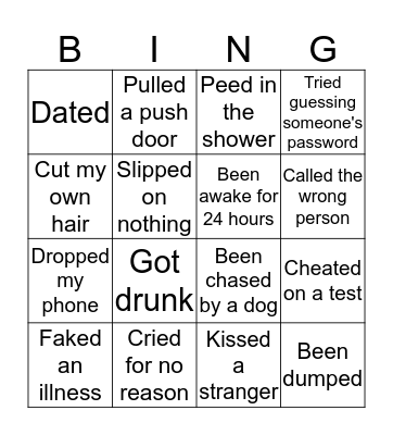 KHALI-BINGO Card