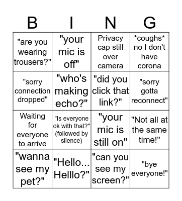 Acolad work from home bingo Card