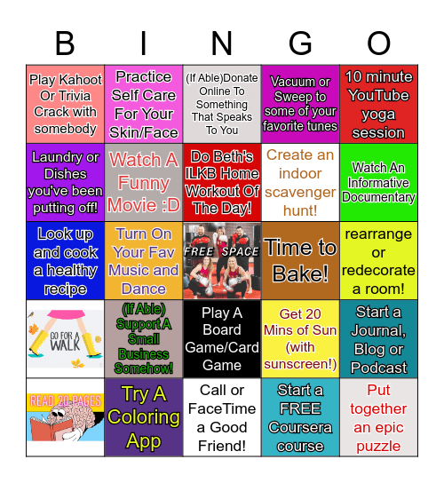 Im Bored Bingo Board 